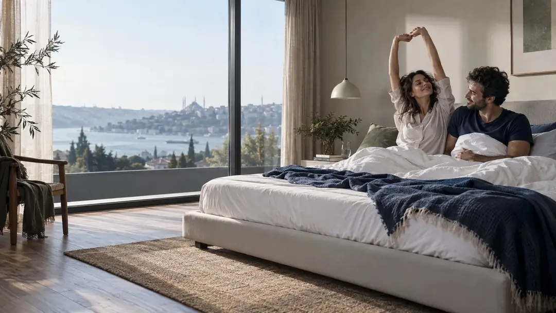 Yuvo ile güne dinlenmiş başlayan çift